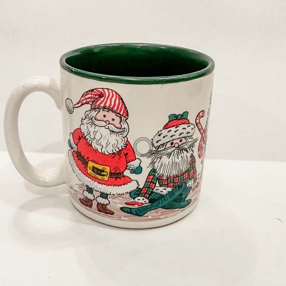 Vintage Potpourri Designs Santa Reunion Christmas Coffee Mug Tea Cup 10oz 1994 - Picture 3 of 7